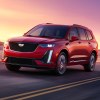 The 2025 Cadillac XT6 on the road