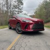 The 2025 Lexus RX 350h on the road