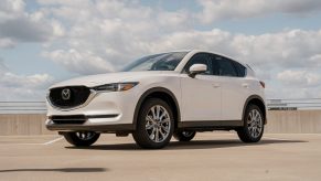 The 2025 Mazda CX-5 in a parking lot