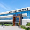 A building that has a General Motors sign on it