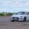 A Jaguar F-TYPE, a luxury sports car with aluminum body panels, is at risk of being totaled due to how expensive repairs can be.